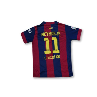 Maillot de football rétro domicile enfant FC Barcelone N°11 NEYMAR JR 2015-2016 - Nike - Barcelone