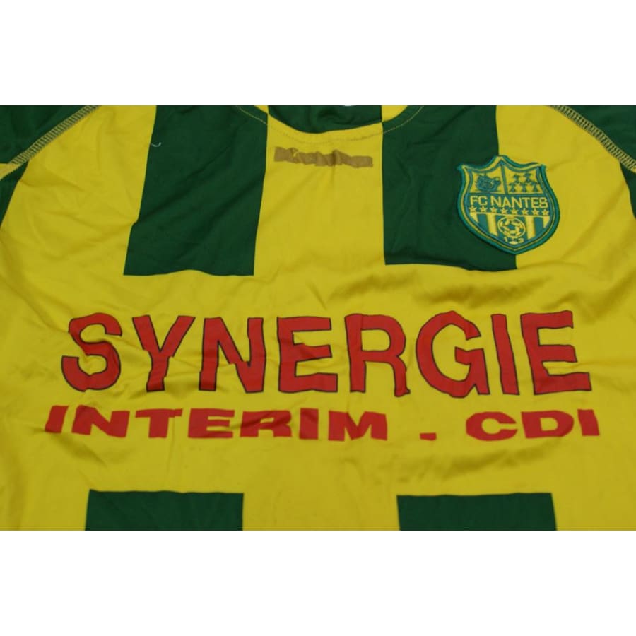 Maillot de football rétro domicile enfant FC Nantes 2009-2010 - Lotto - FC Nantes