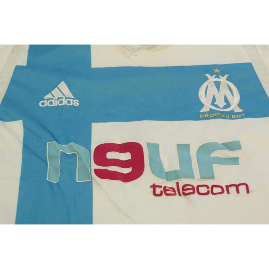 Maillot de football rétro domicile enfant Olympique de Marseille 2004-2005 - Adidas - Olympique de Marseille