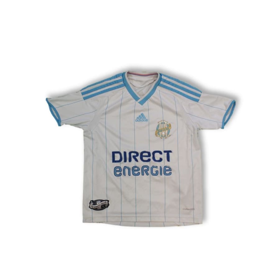 Maillot de football rétro domicile enfant Olympique de Marseille 2009-2010 - Adidas - Olympique de Marseille