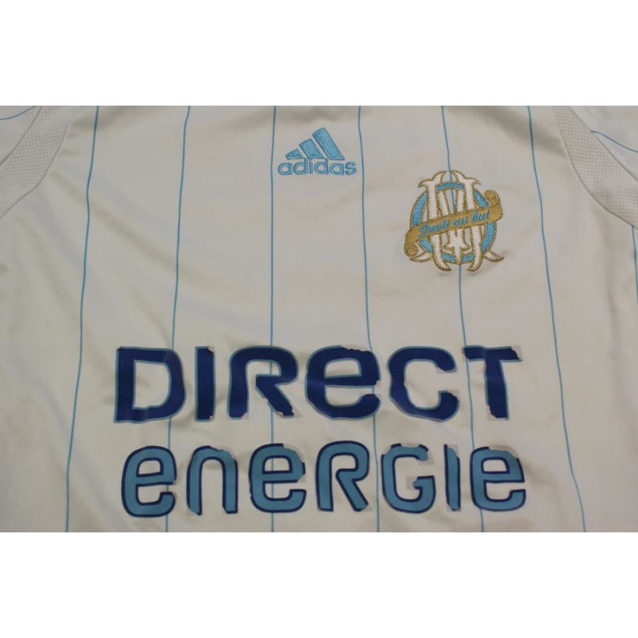 Maillot de football rétro domicile enfant Olympique de Marseille 2009-2010 - Adidas - Olympique de Marseille