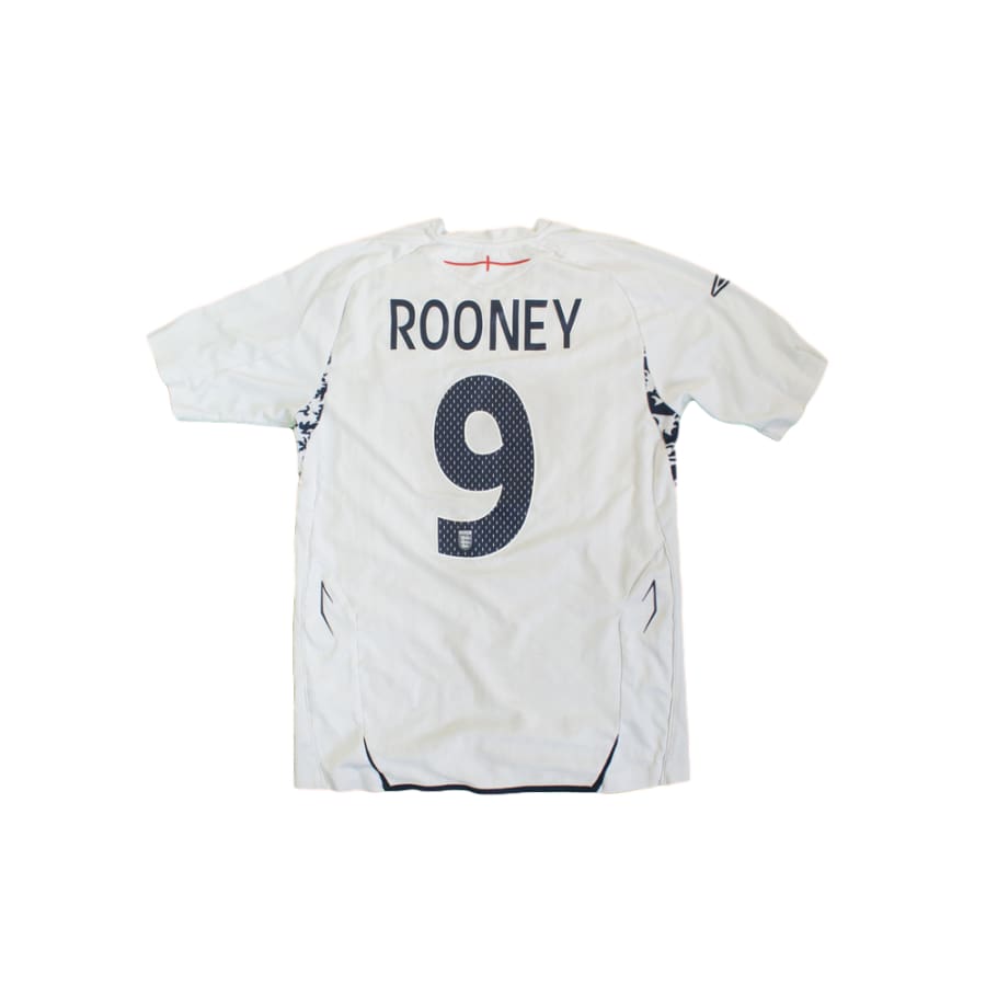 Maillot de football rétro domicile équipe d’Angleterre N°9 ROONEY 2008-2009 - Umbro - Angleterre