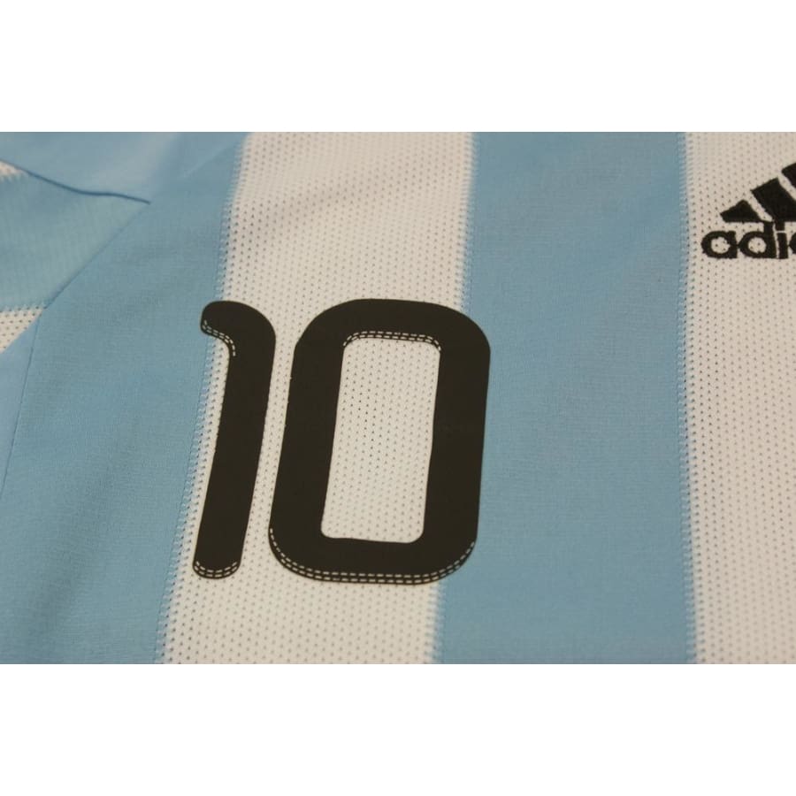 Maillot de football rétro domicile équipe d’Argentine N°10 MESSI 2010-2011 - Adidas - Argentine