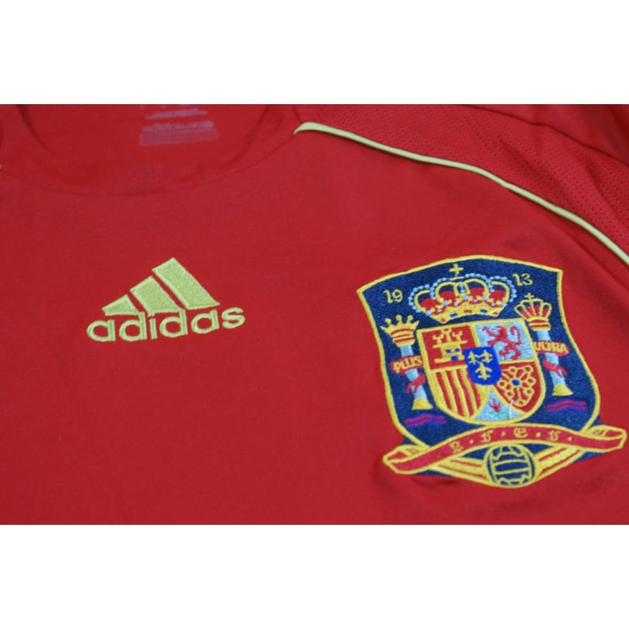 Maillot de football rétro domicile équipe d’Espagne 2008-2009 - Adidas - Espagne