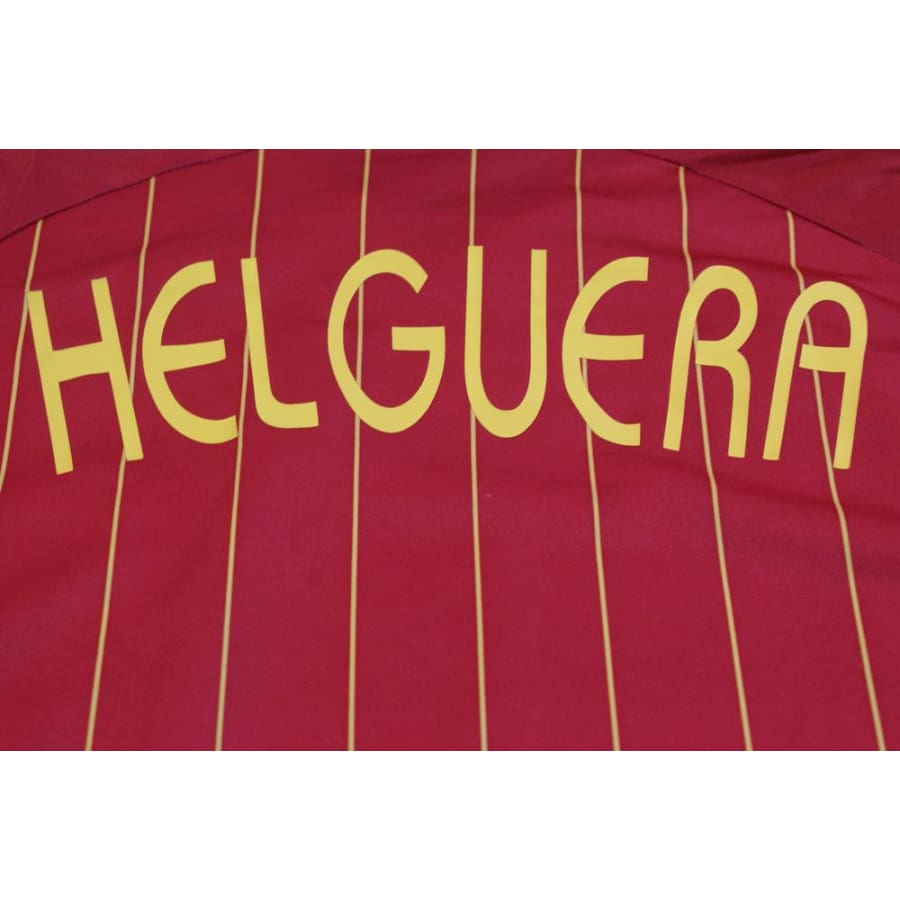 Maillot de football rétro domicile équipe d’Espagne HELGUERA 2006-2007 - Adidas - Espagne