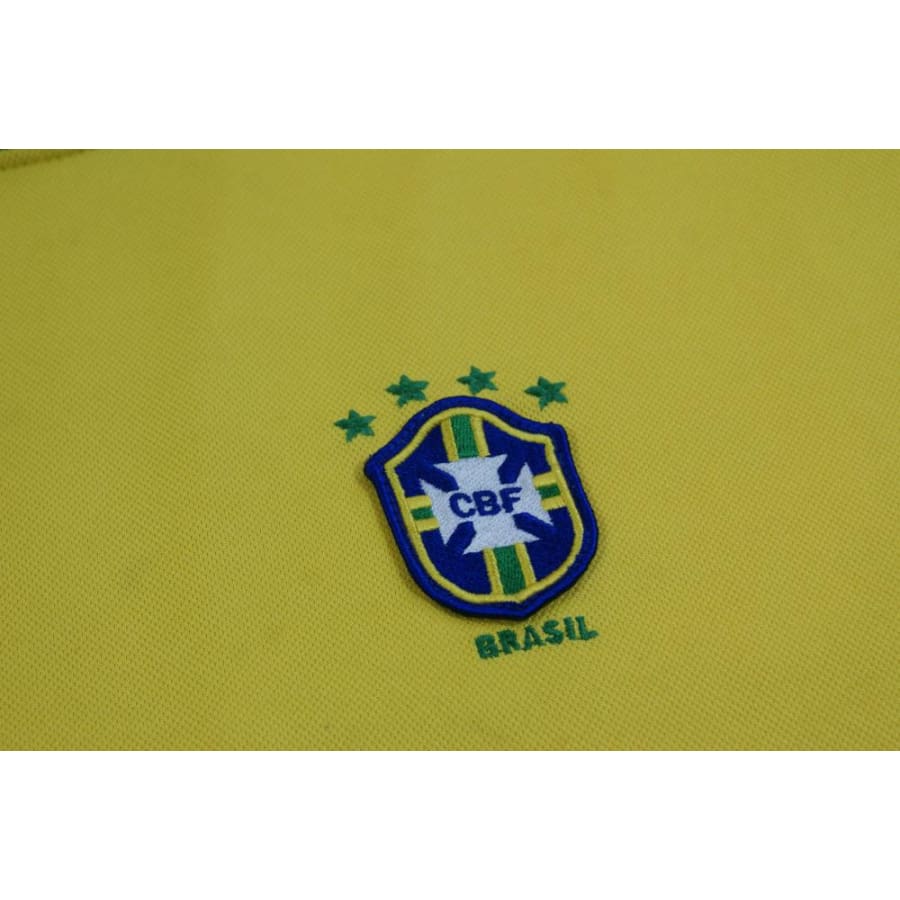 Maillot de football rétro domicile équipe du Brésil 1998-1999 - Nike - Brésil