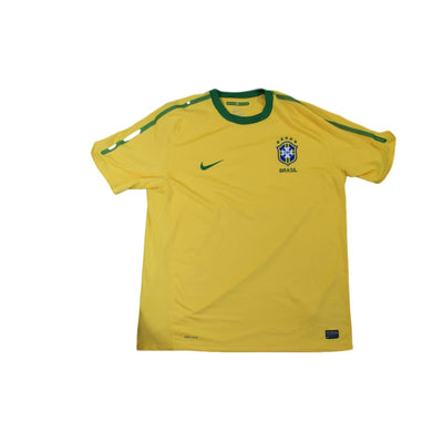 Maillot de football rétro domicile équipe du Brésil 2010-2011 - Nike - Brésil