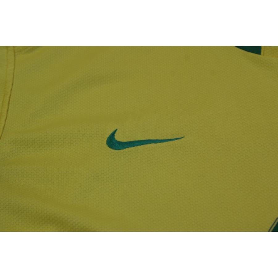 Maillot de football rétro domicile équipe du Brésil N°10 RONALDINHO 2006-2007 - Nike - Brésil