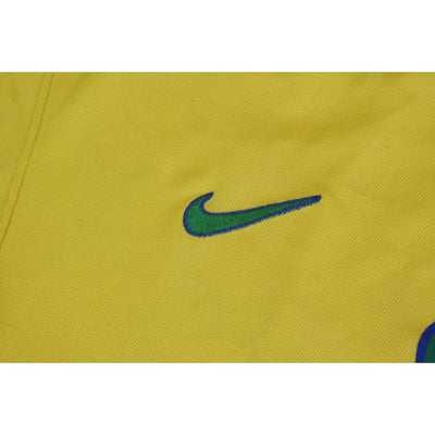 Maillot de football rétro domicile équipe du Brésil N°9 RONALDO 1998-1999 - Nike - Brésil