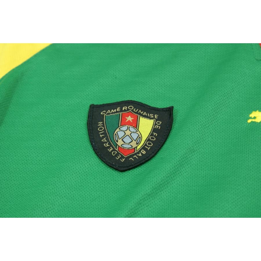 Maillot de football rétro domicile équipe du Cameroun 2000-2001 - Puma - Cameroun