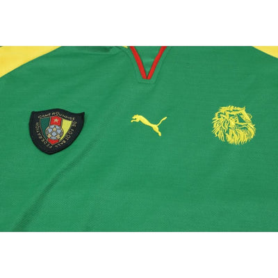 Maillot de football rétro domicile équipe du Cameroun 2000-2001 - Puma - Cameroun