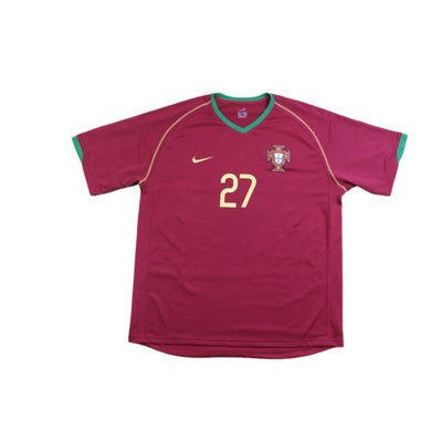 Maillot de football rétro domicile équipe du Portugal N°27 QUARESMA 2006-2007 - Nike - Portugal