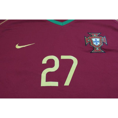 Maillot de football rétro domicile équipe du Portugal N°27 QUARESMA 2006-2007 - Nike - Portugal