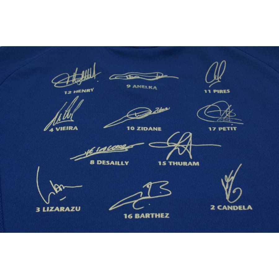 Maillot de football rétro domicile Equipe de France 2002-2003 - Adidas - Equipe de France