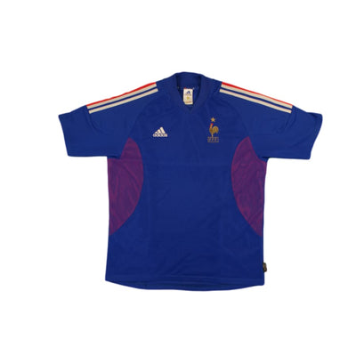 Maillot de football rétro domicile Equipe de France 2002-2003 - Adidas - Equipe de France