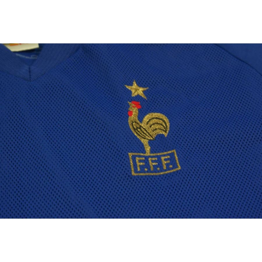 Maillot de football rétro domicile Equipe de France 2002-2003 - Adidas - Equipe de France