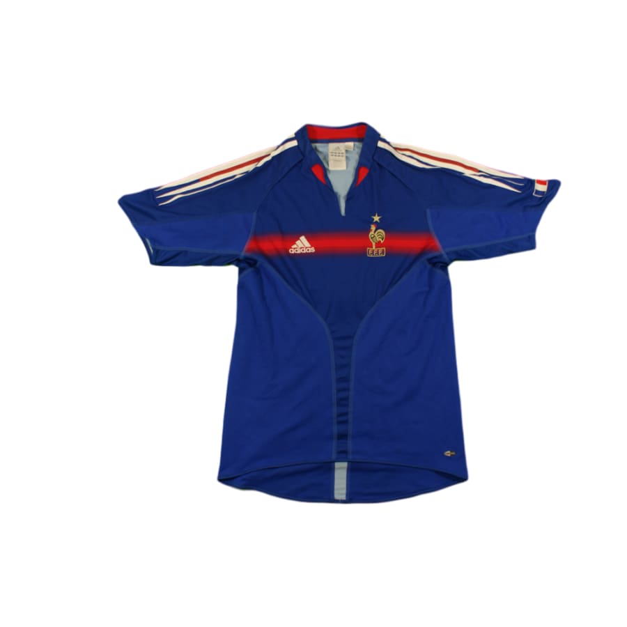 Maillot de football rétro domicile Equipe de France 2004-2005 - Adidas - Equipe de France