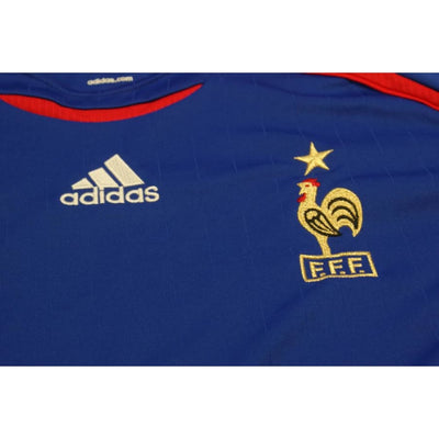 Maillot de football rétro domicile Equipe de France 2006-2007 - Adidas - Equipe de France