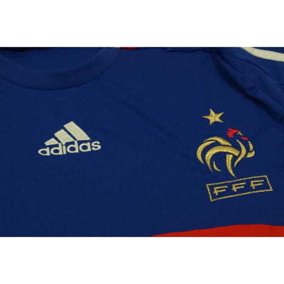 Maillot de football rétro domicile Equipe de France 2008-2009 - Adidas - Equipe de France