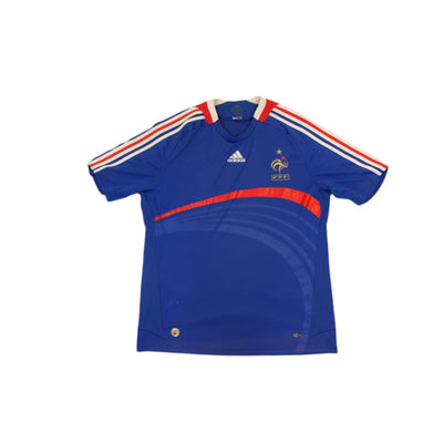 Maillot de football rétro domicile Equipe de France 2008-2009 - Adidas - Equipe de France