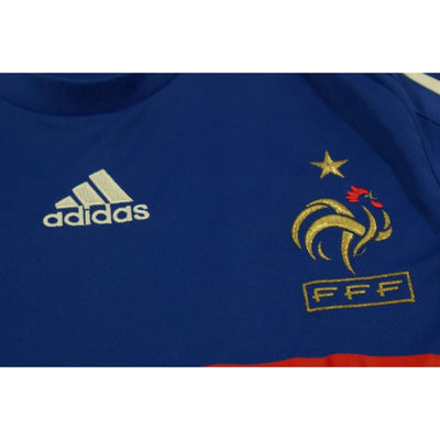 Maillot de football rétro domicile Equipe de France 2008-2009 - Adidas - Equipe de France