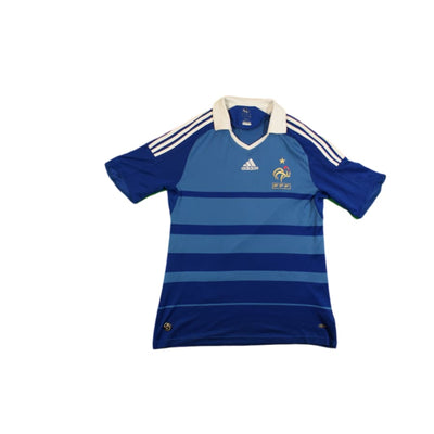 Maillot de football rétro domicile Equipe de France 2009-2010 - Adidas - Equipe de France