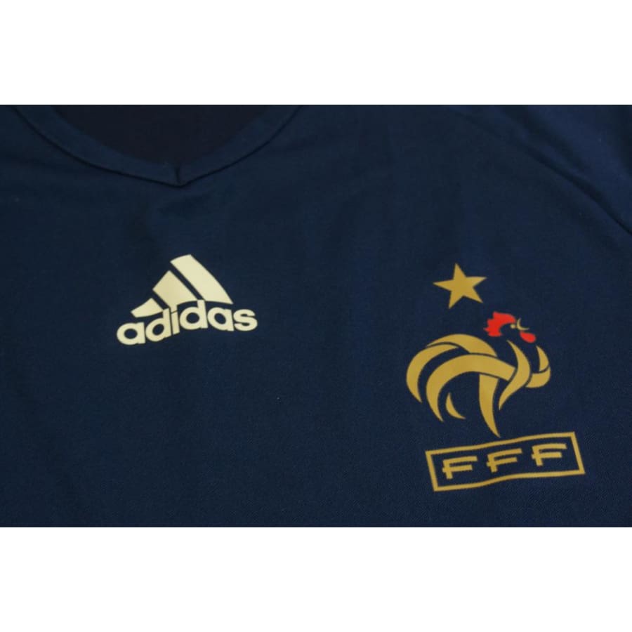 Maillot de football rétro domicile Equipe de France 2010-2011 - Adidas - Equipe de France