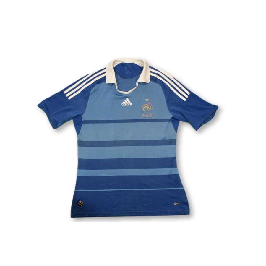 Maillot de football retro domicile Equipe de France 2010-2011 - Adidas - Equipe de France