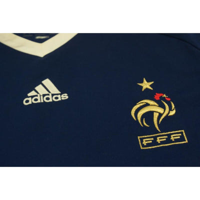 Maillot de football rétro domicile Equipe de France 2010-2011 - Adidas - Equipe de France