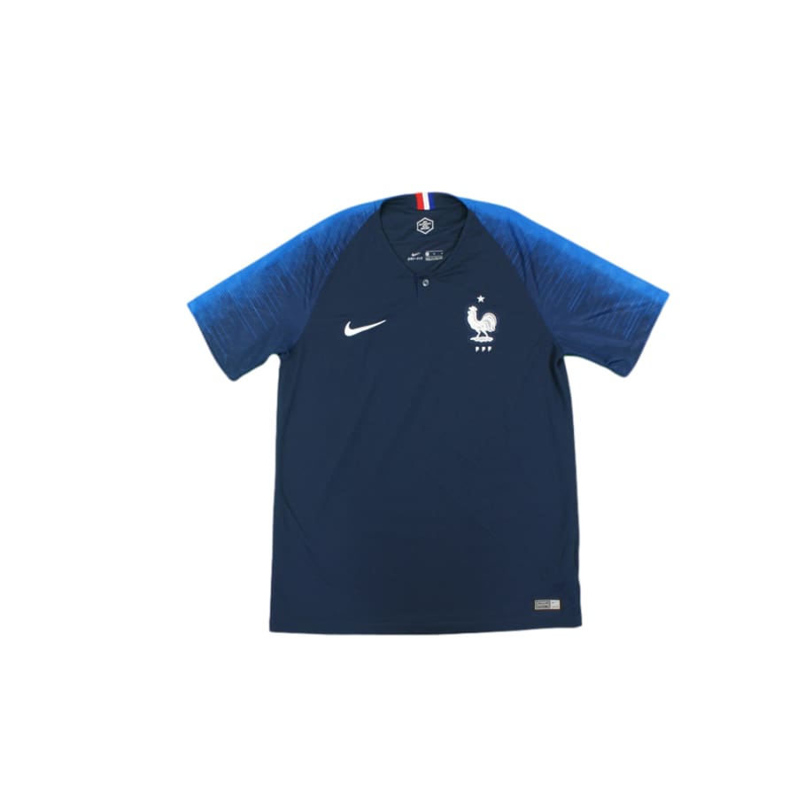 Maillot de football rétro domicile Equipe de France 2018-2019 - Nike - Equipe de France