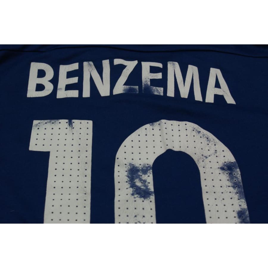 Maillot de football rétro domicile Equipe de France N°10 BENZEMA 2011-2012 - Nike - Equipe de France