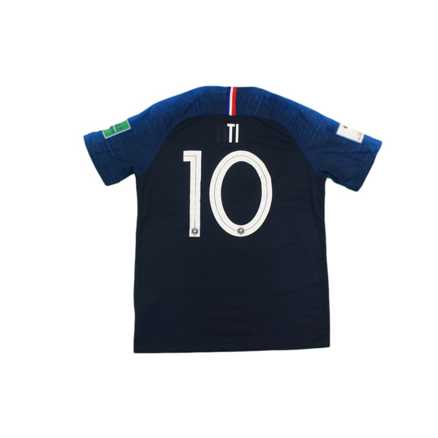 Maillot de football rétro domicile Equipe de France N°10 TITI 2018-2019 - Nike - Equipe de France