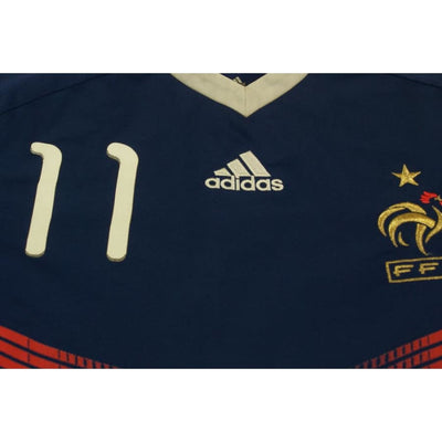 Maillot de football rétro domicile Equipe de France N°11 GIGNAC 2010-2011 - Adidas - Equipe de France