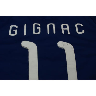 Maillot de football rétro domicile Equipe de France N°11 GIGNAC 2010-2011 - Adidas - Equipe de France