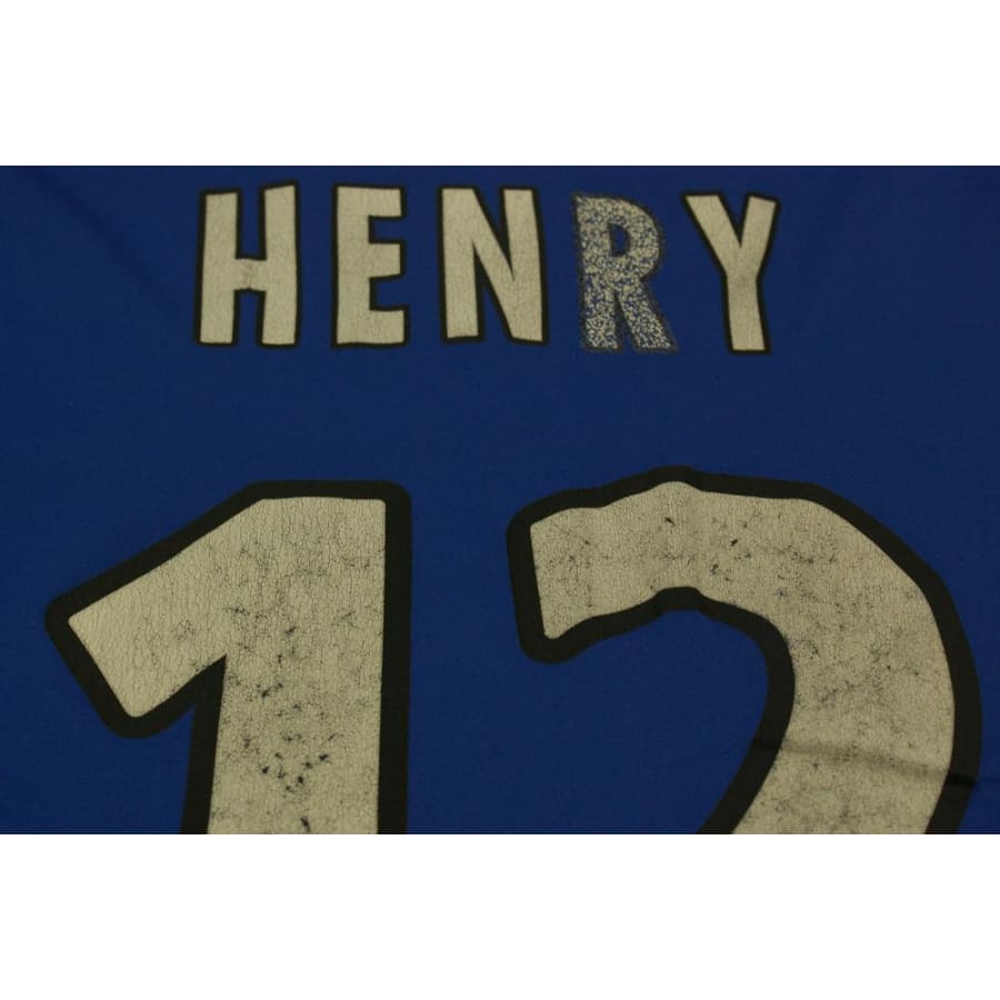 Maillot de football rétro domicile Equipe de France N°12 HENRY 2008-2009 - Adidas - Equipe de France