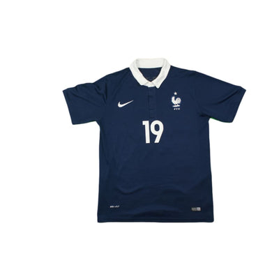 Maillot de football rétro domicile Equipe de France N°19 POGBA 2014-2015 - Nike - Equipe de France