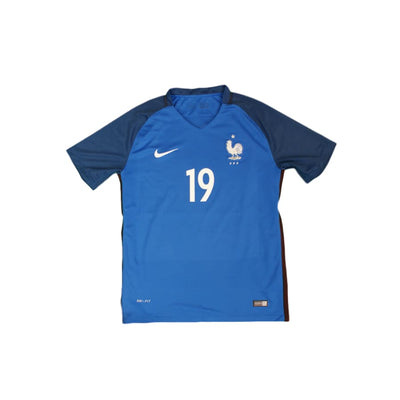 Maillot de football rétro domicile Equipe de France N°19 POGBA 2016-2017 - Nike - Equipe de France