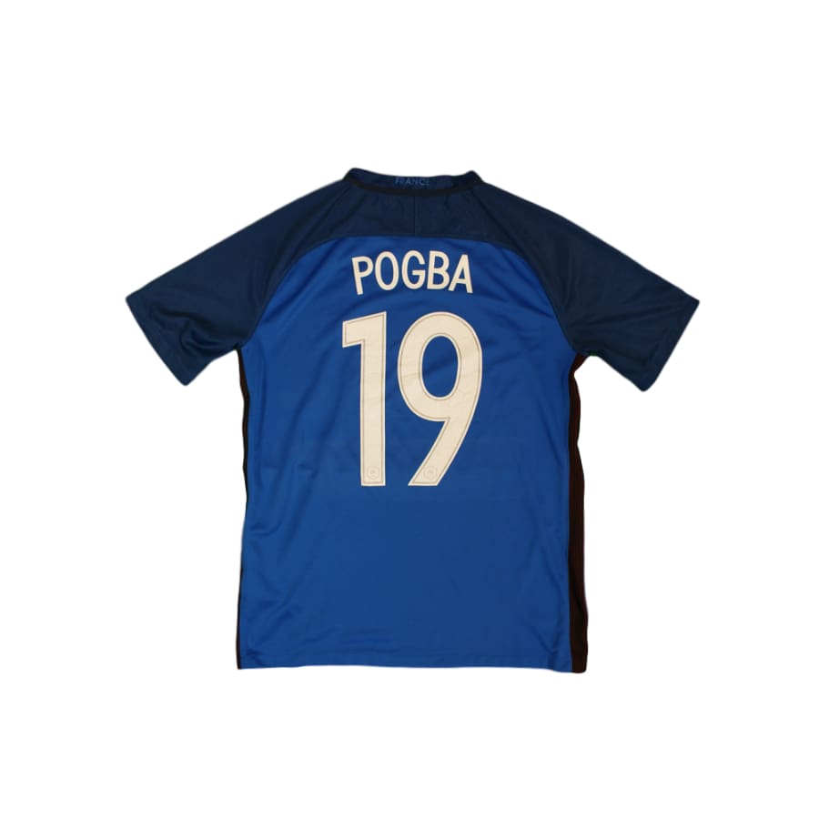 Maillot de football rétro domicile Equipe de France N°19 POGBA 2016-2017 - Nike - Equipe de France