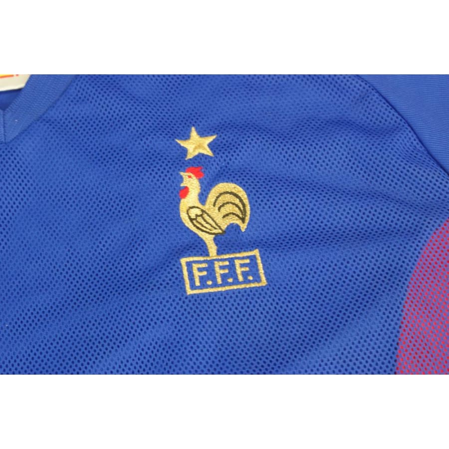 Maillot de football rétro domicile Equipe de France N°8 DESAILLY 2002-2003 - Adidas - Equipe de France