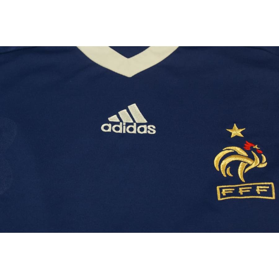 Maillot de football rétro domicile Equipe de France N°8 GOURCUFF 2010-2011 - Adidas - Equipe de France