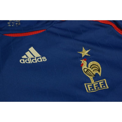 Maillot de football rétro domicile Equipe de France N°9 CISSE 2006-2007 - Adidas - Equipe de France