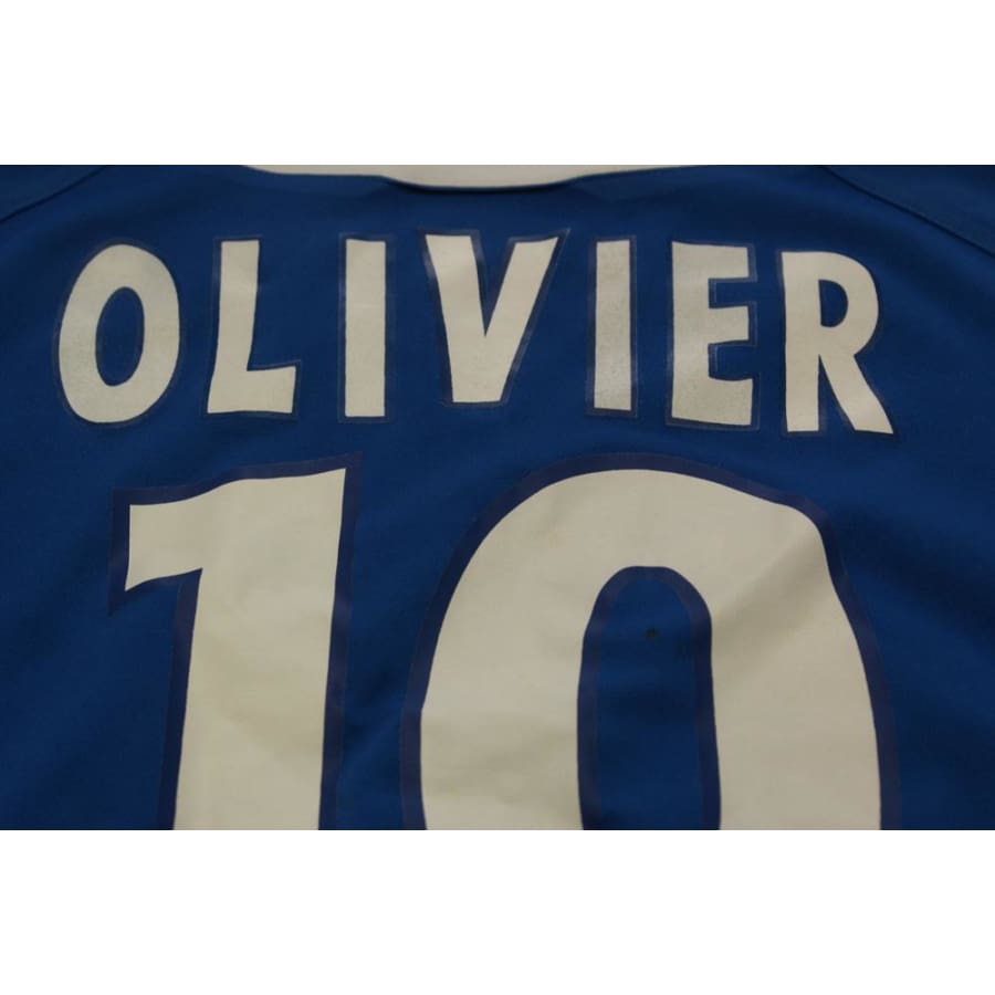 Maillot de football rétro domicile ESTAC Troyes N°10 OLIVIER 2005-2006 - Baliston - ESTAC Troyes