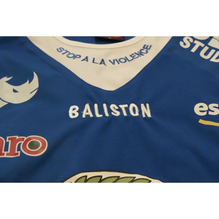 Maillot de football rétro domicile ESTAC Troyes N°10 OLIVIER 2005-2006 - Baliston - ESTAC Troyes