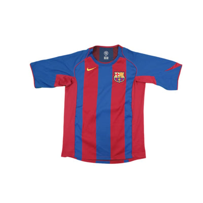 Maillot de football rétro domicile FC Barcelone 2004-2005 - Nike - Barcelone