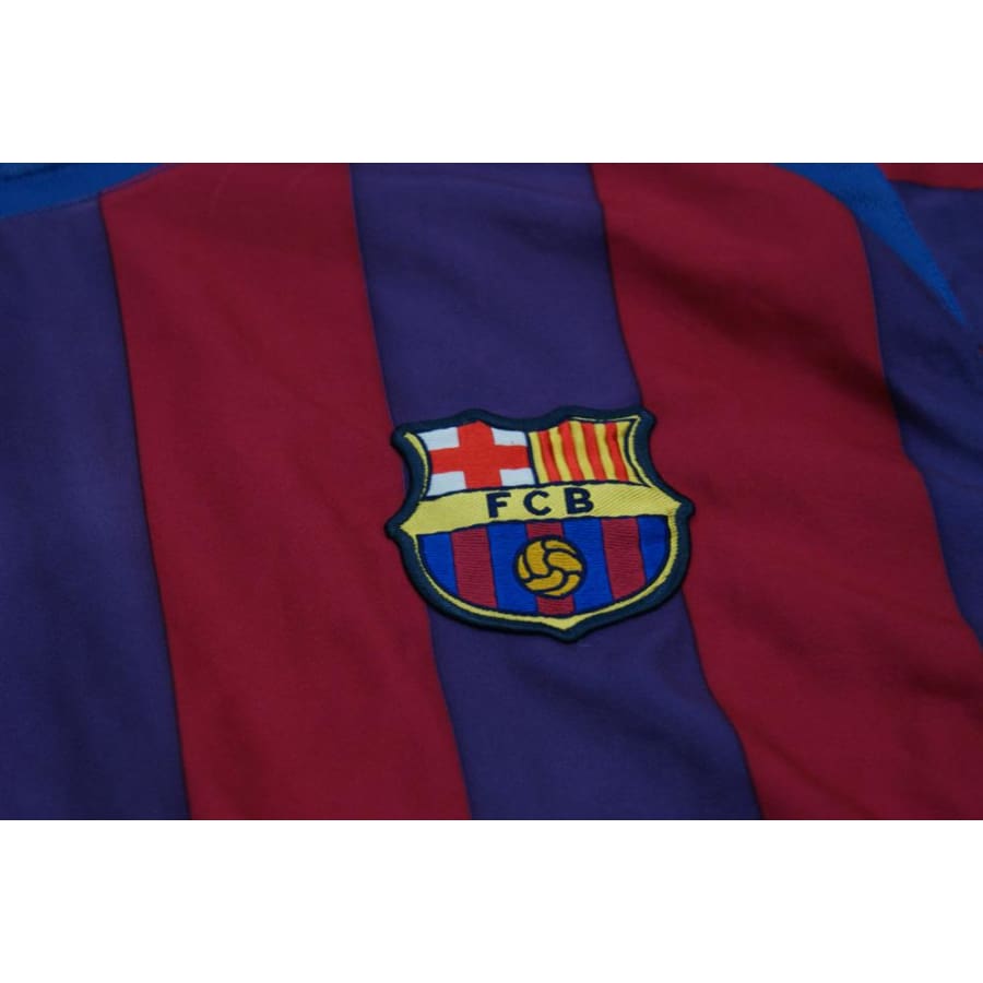 Maillot de football rétro domicile FC Barcelone 2004-2005 - Nike - Barcelone