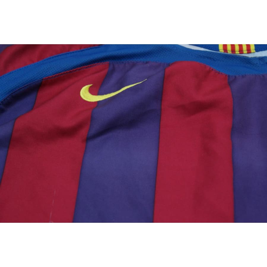 Maillot de football rétro domicile FC Barcelone 2004-2005 - Nike - Barcelone