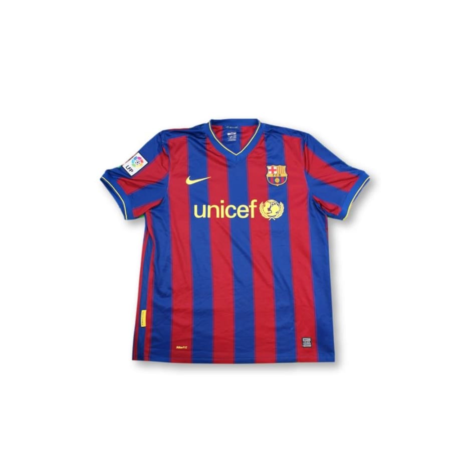 Maillot de football rétro domicile FC Barcelone 2009-2010 - Nike - Barcelone