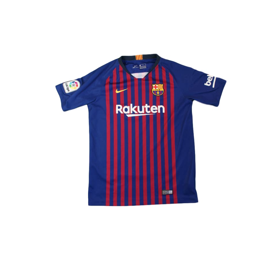 Maillot de football rétro domicile FC Barcelone 2018-2019 - Nike - Barcelone