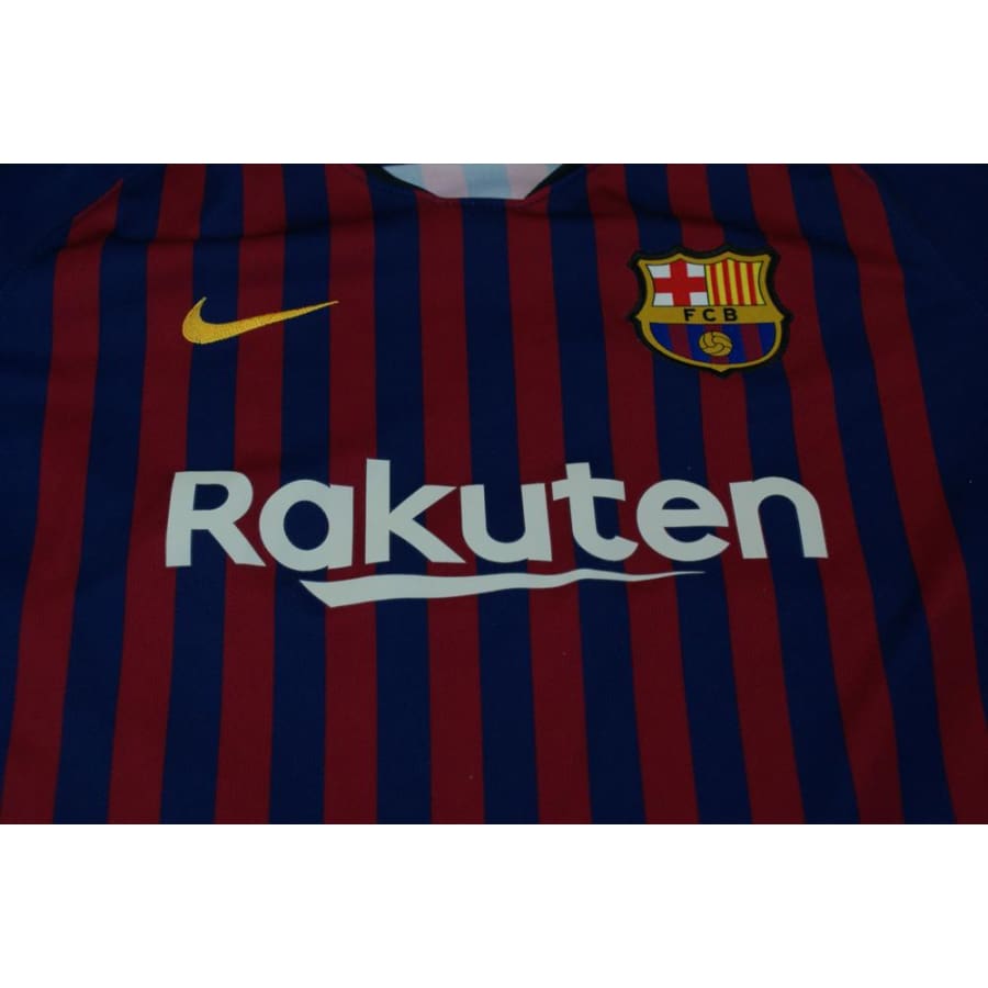 Maillot de football rétro domicile FC Barcelone 2018-2019 - Nike - Barcelone