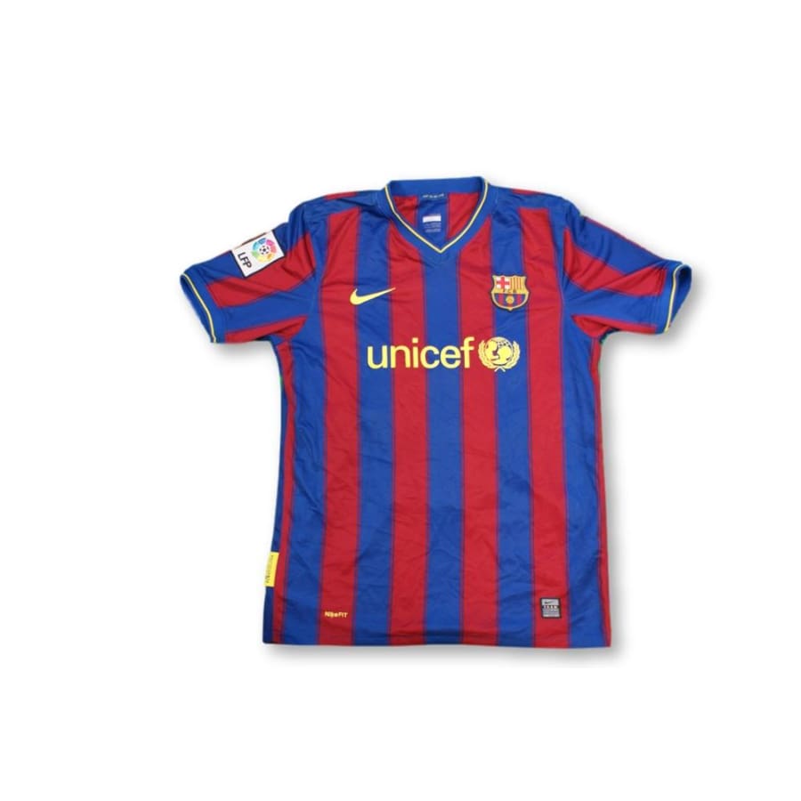 Maillot de football rétro domicile FC Barcelone N°10 MESSI 2009-2010 - Nike - Barcelone